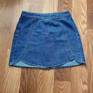 denim skirt by Pacsun